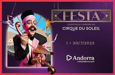 El Cirque du Soleil presenta "Festa" a Andorra aquest estiu 2023