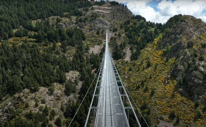 El Puente Tibetano de Andorra, Canillo