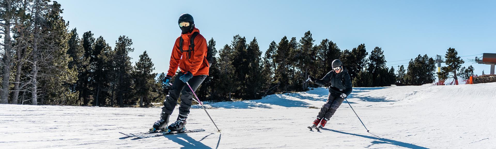 Skier en janvier en Andorre