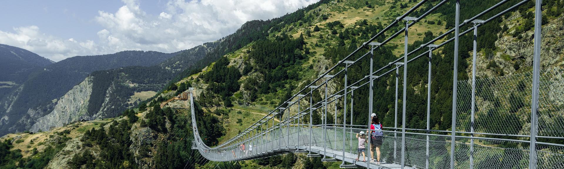 Le pont tibétain d'Andorre, Canillo
